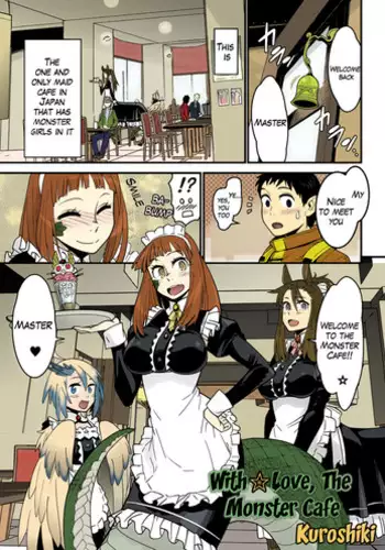 [Kuroshiki] Mon Cafe Yori Ai o Kominute | With Love, the Monster Cafe (Bessatsu Comic Unreal Monster Musume Paradise Vol. 4) [English] [Colorized] [Decensored] [Digital]